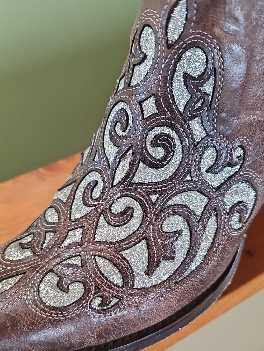Ariat Dixon Glitter Western Ankle Boots